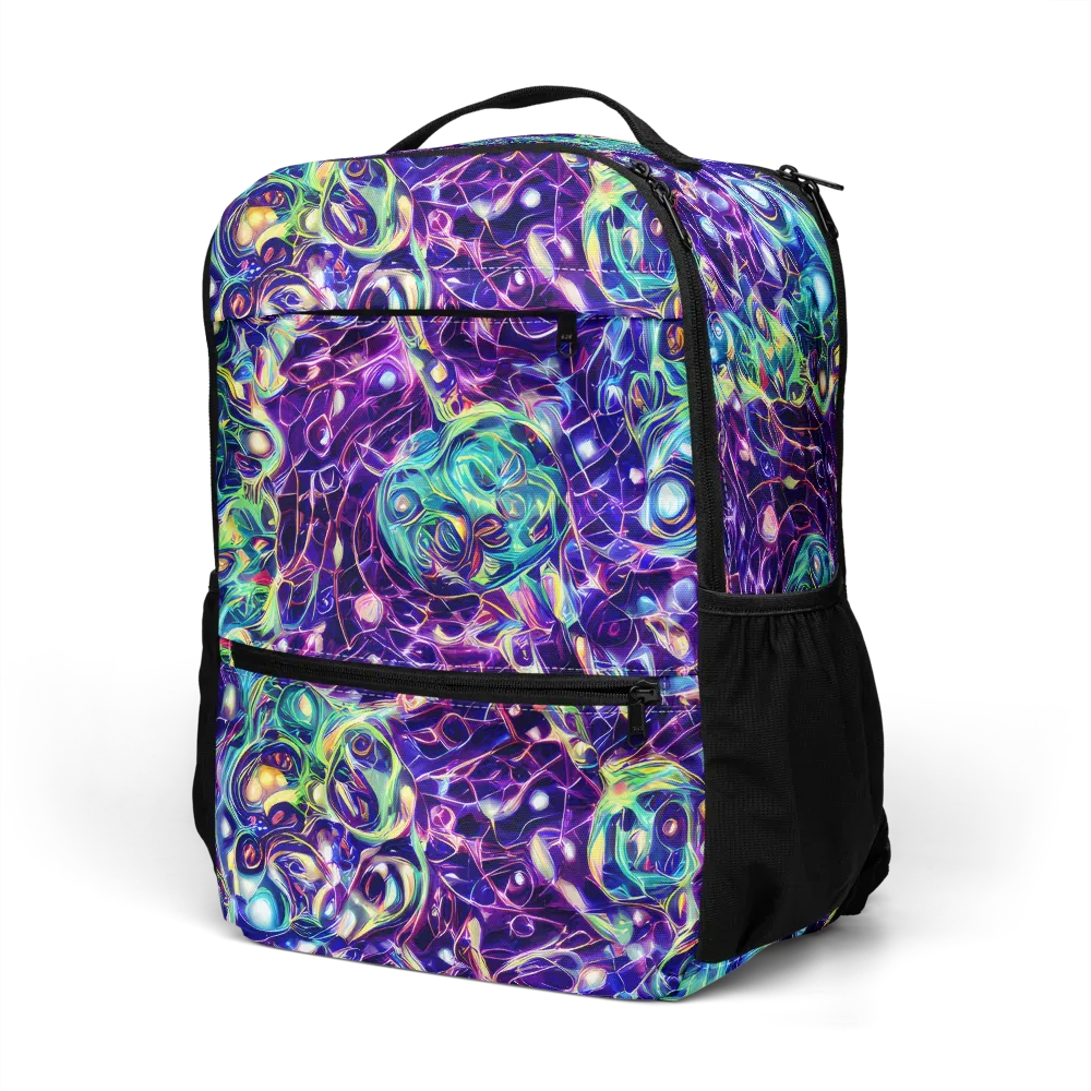 Ultraviolet Rapture on Utility Backpack — Left Front