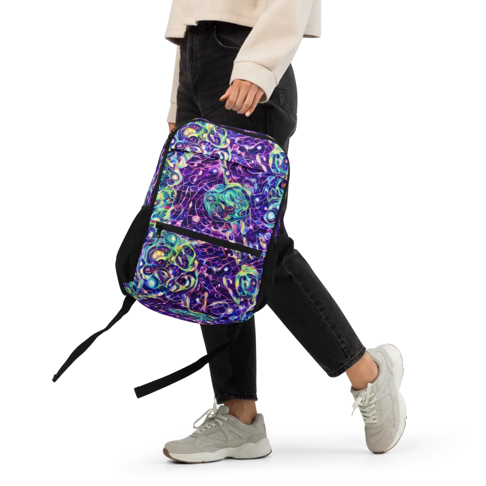 Ultraviolet Rapture on Utility Backpack — Front