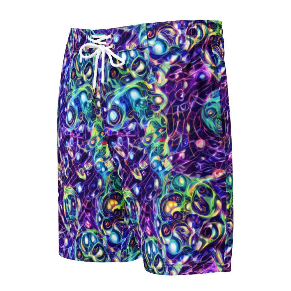 Ultraviolet Rapture on Men's Board Shorts — Front