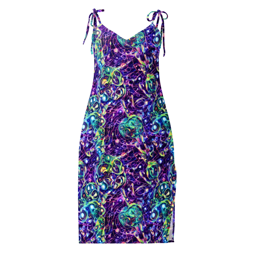 Ultraviolet Rapture on Slip Dress — Front
