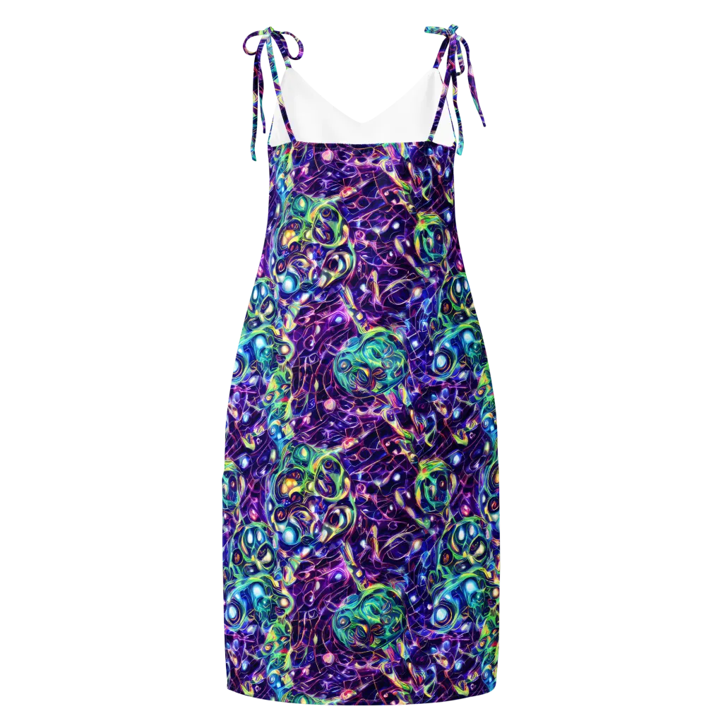 Ultraviolet Rapture on Slip Dress — Back