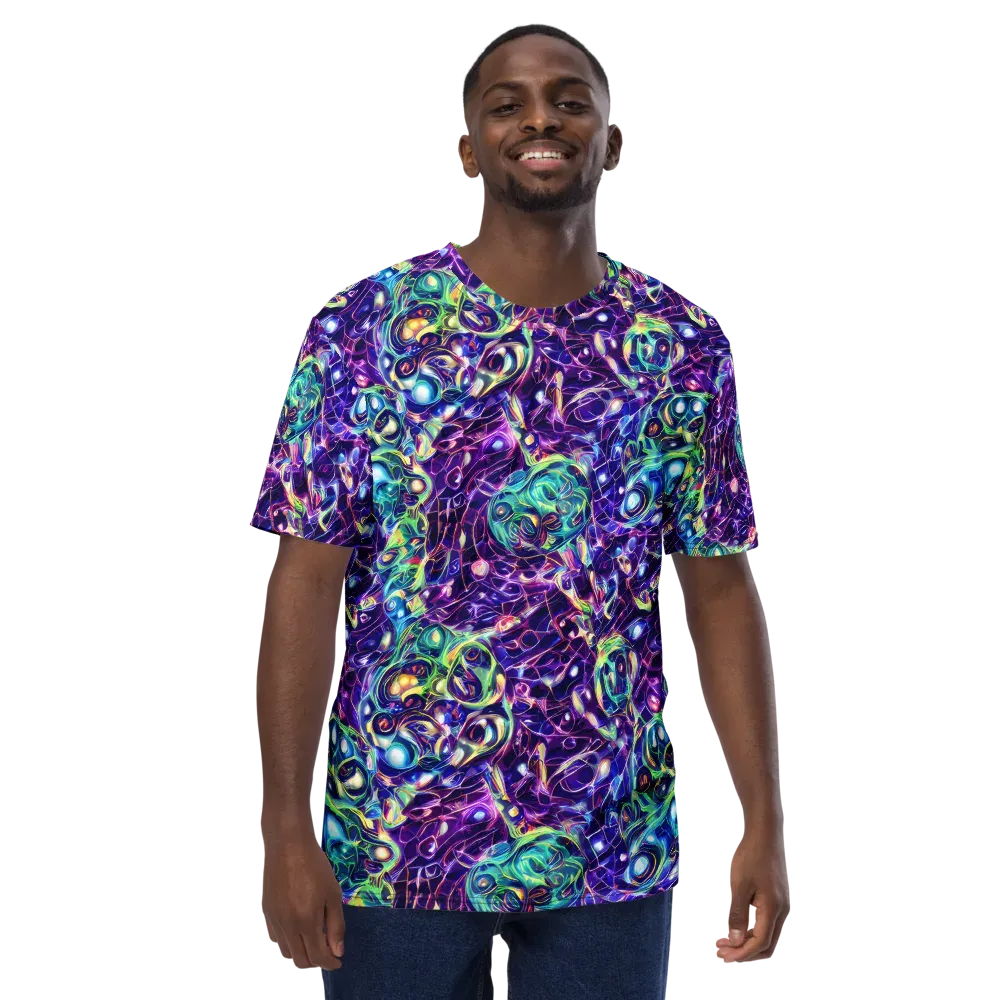 Ultraviolet Rapture on Men's Crew Neck T-Shirt — Front