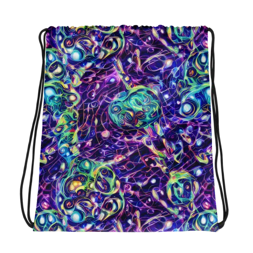 Ultraviolet Rapture on a Drawstring Bag