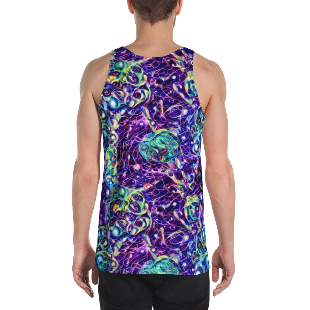 Ultraviolet Rapture on Men's Tank Top — Back