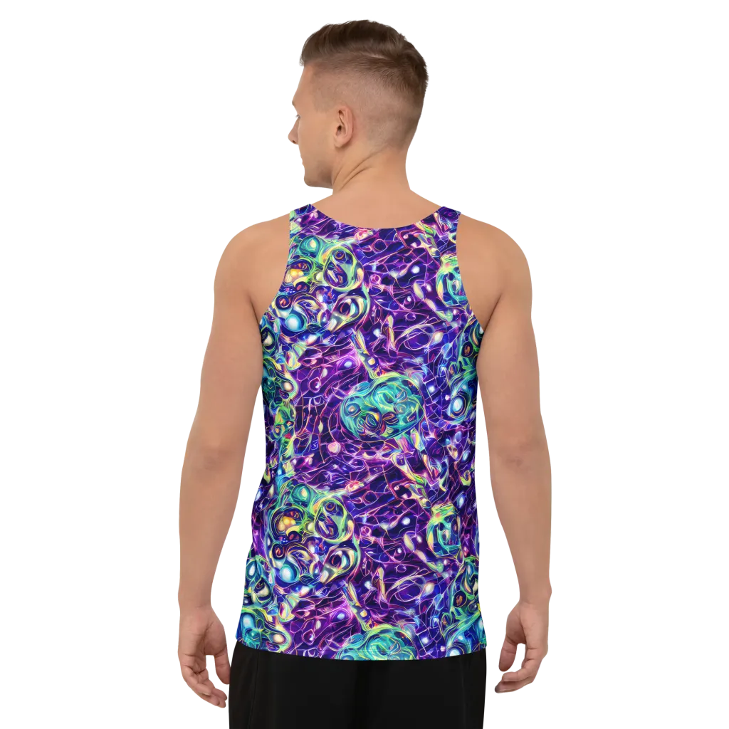Ultraviolet Rapture on Men's Tank Top — Back