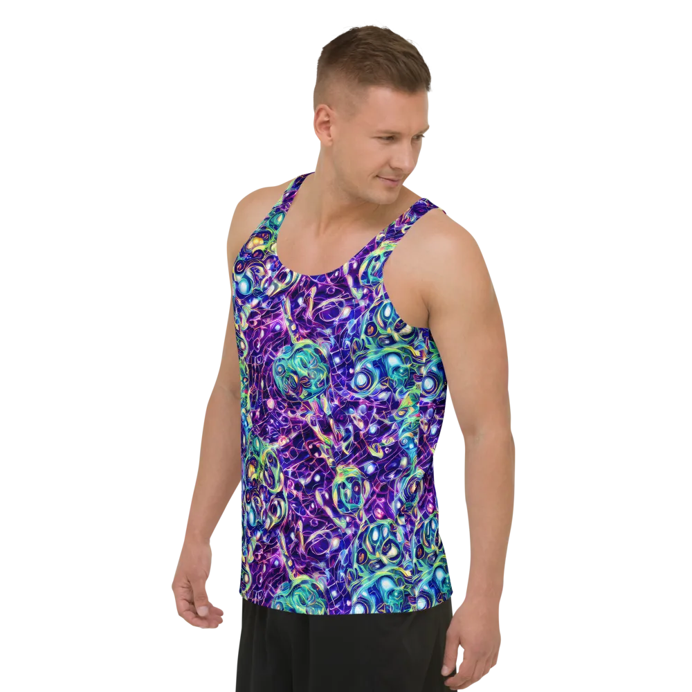 Ultraviolet Rapture on Men's Tank Top — Left Front