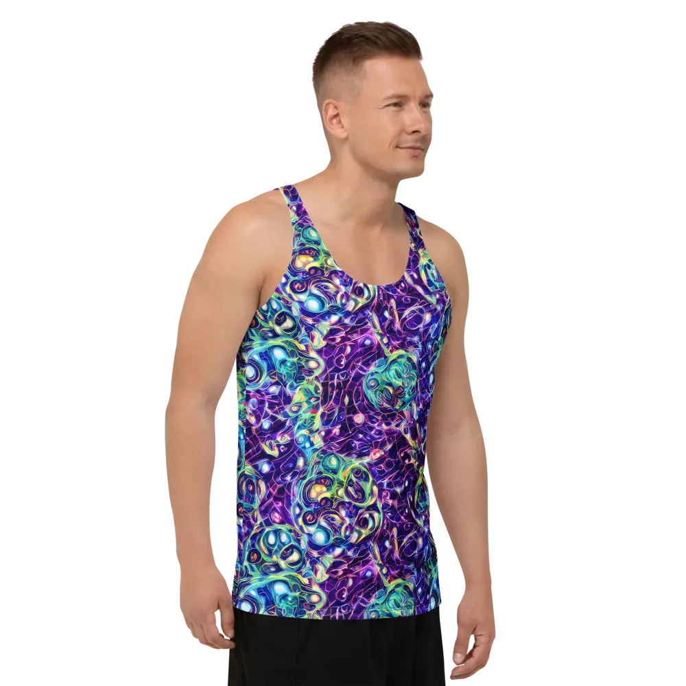 Ultraviolet Rapture on Men's Tank Top — Right Front
