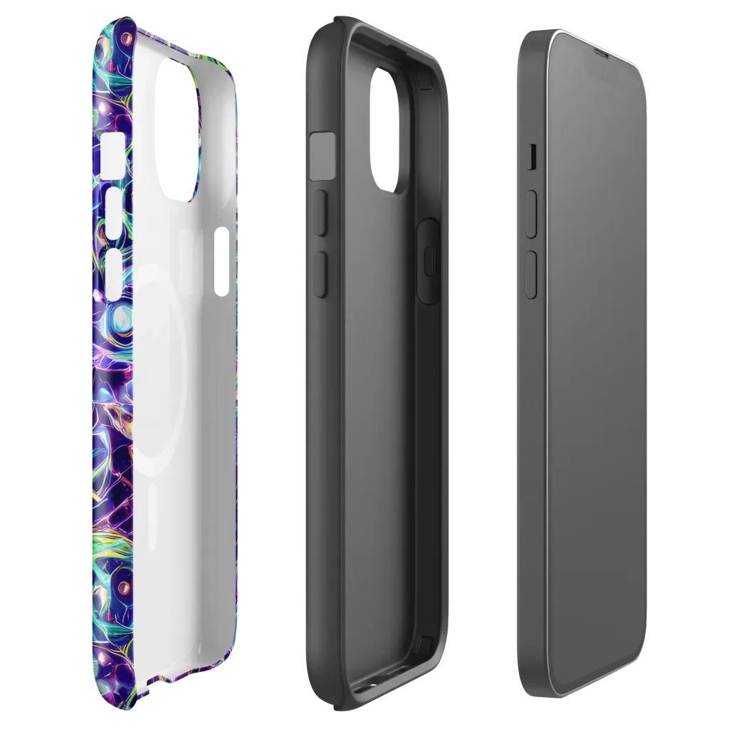 Ultraviolet Rapture on MagSafe Tough Case for iPhone® — Front