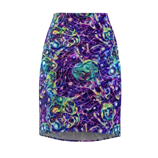 Ultraviolet Rapture on a Pencil Skirt