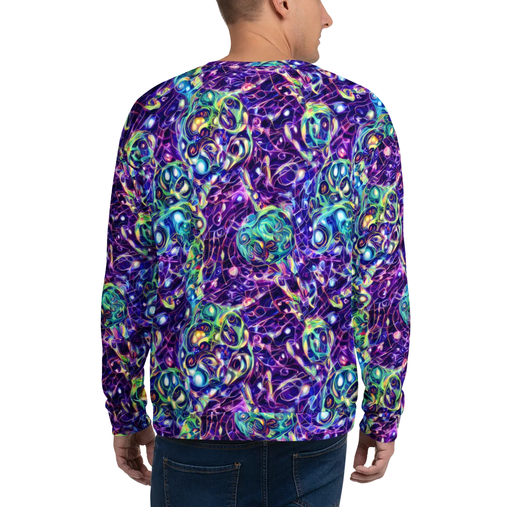 Ultraviolet Rapture on Sweatshirt — Back