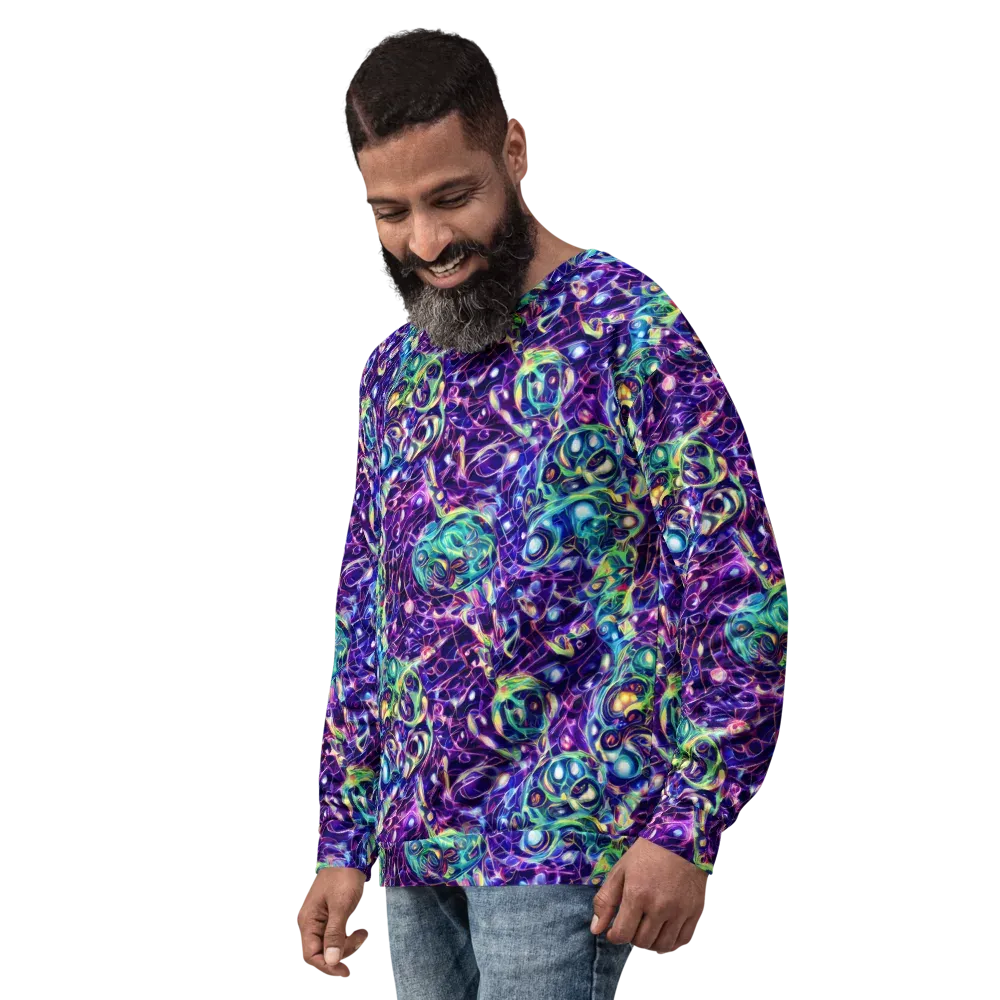 Ultraviolet Rapture on Sweatshirt — Left Front
