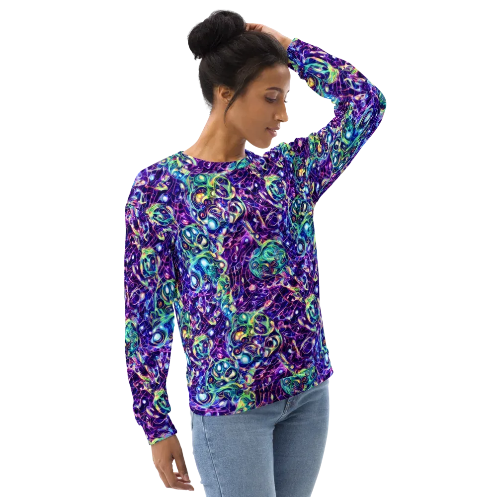 Ultraviolet Rapture on Sweatshirt — Right Front