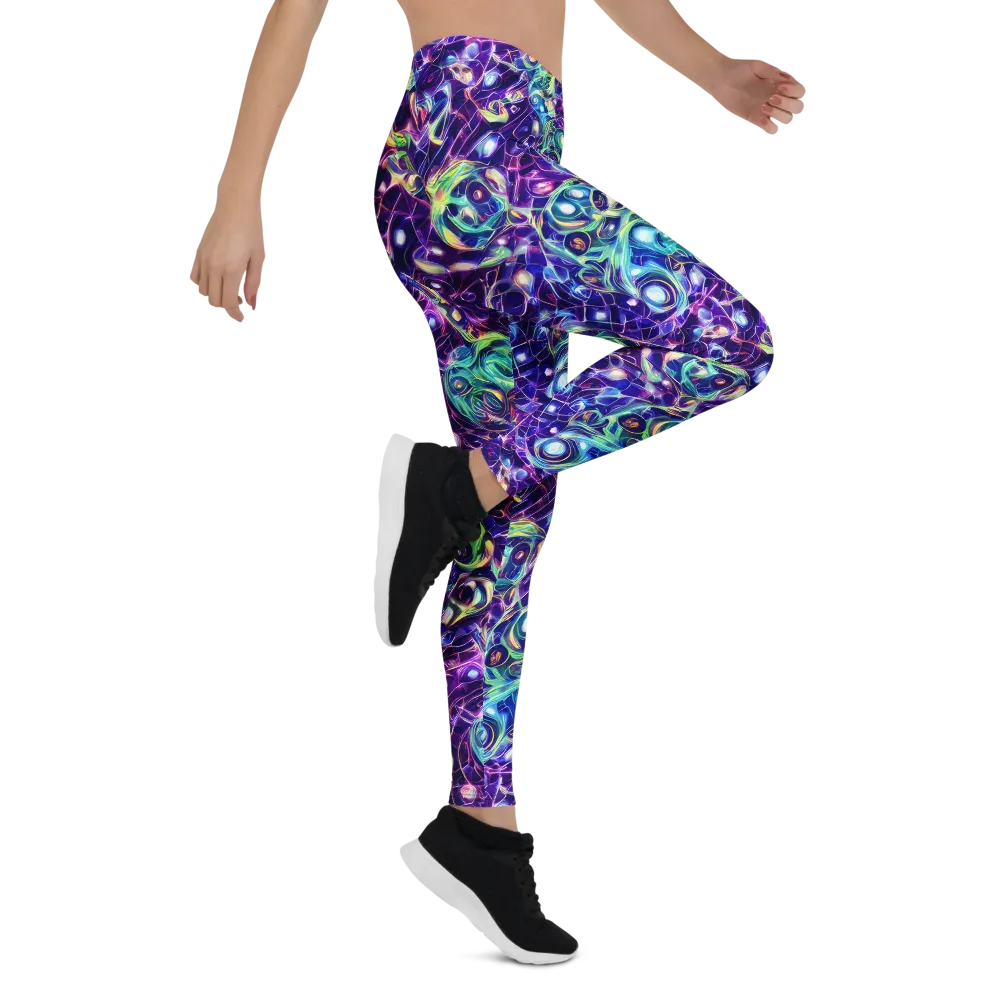 Ultraviolet Rapture on Leggings — Right