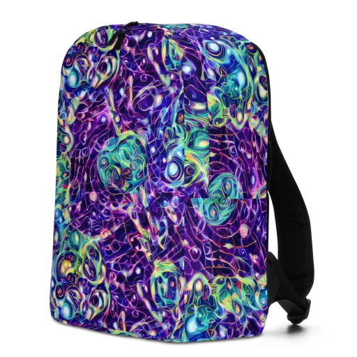Ultraviolet Rapture on a Minimalist Backpack