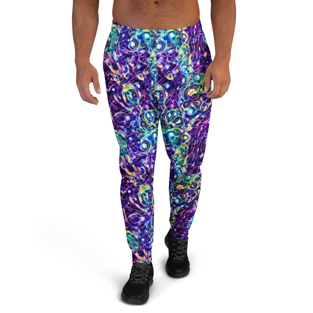 Ultraviolet Rapture on Men's Joggers — Front