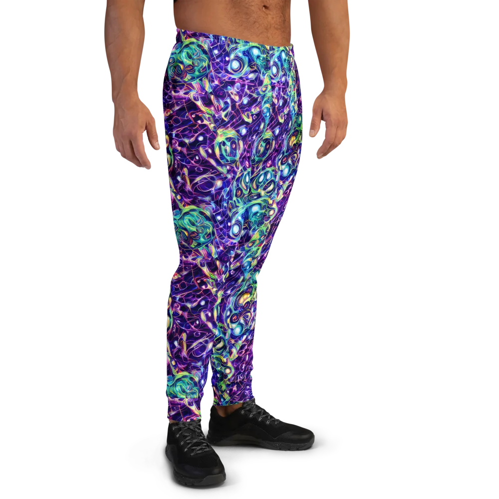 Ultraviolet Rapture on Men's Joggers — Right