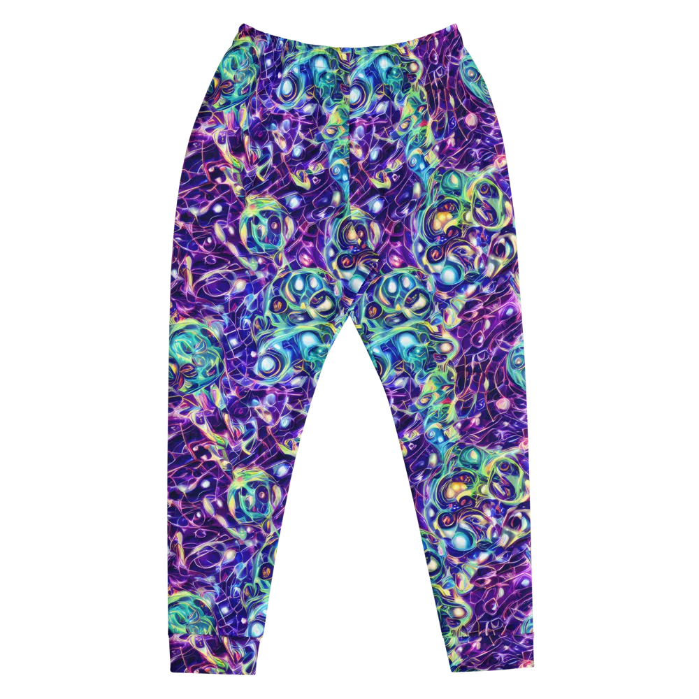 Ultraviolet Rapture on Men's Joggers — Front