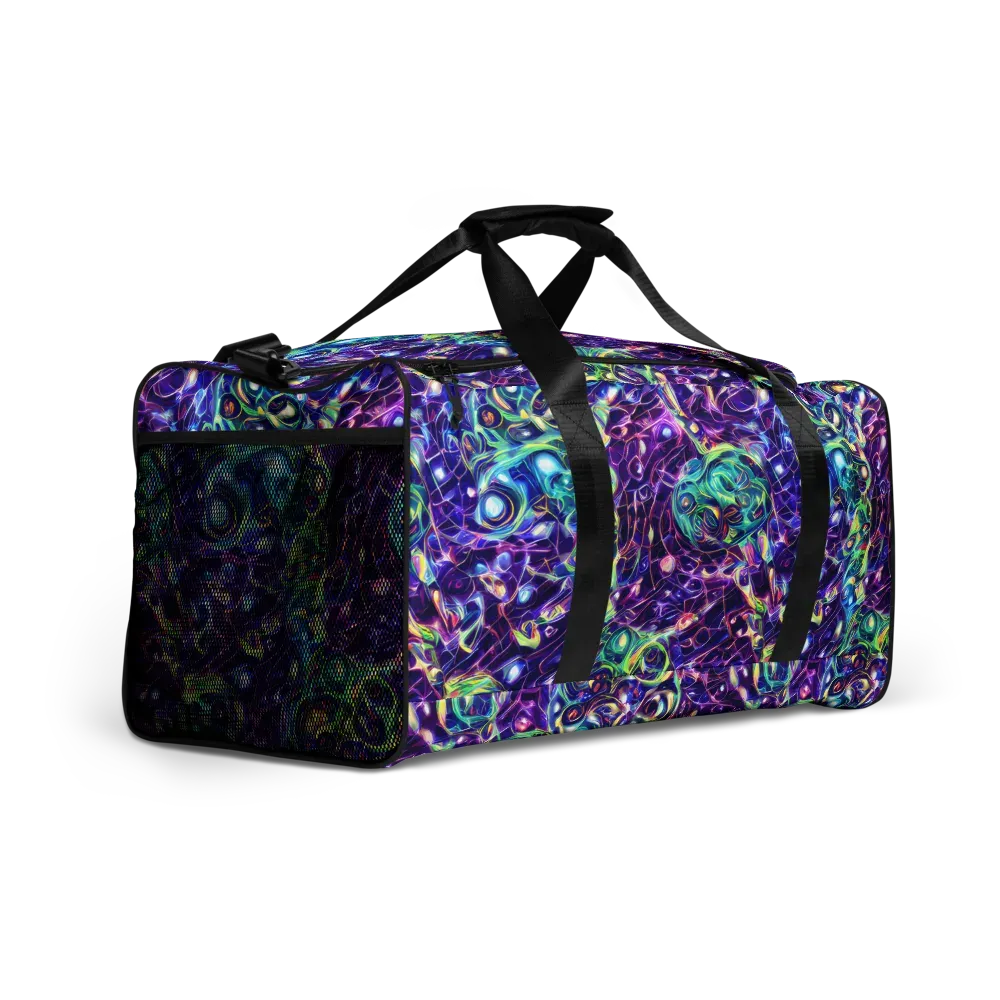 Ultraviolet Rapture on Duffle Bag — Right Front