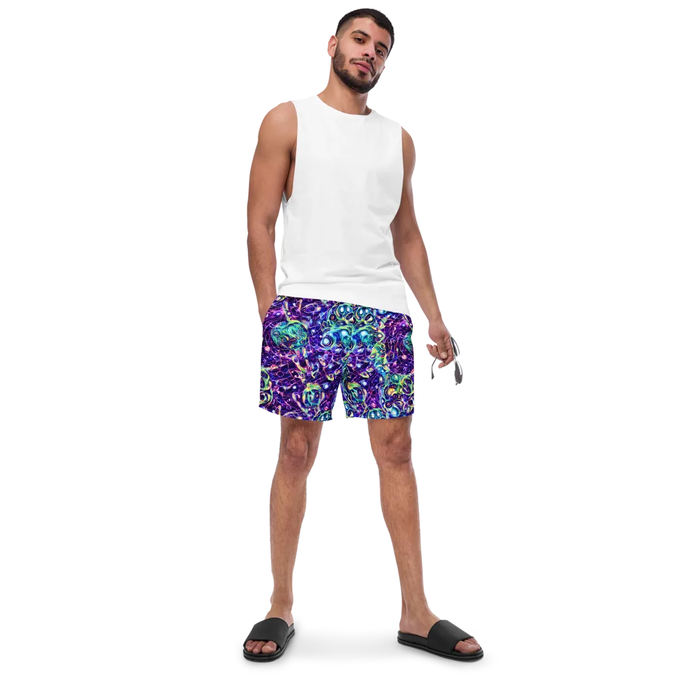 Ultraviolet Rapture on Swim Trunks — Front