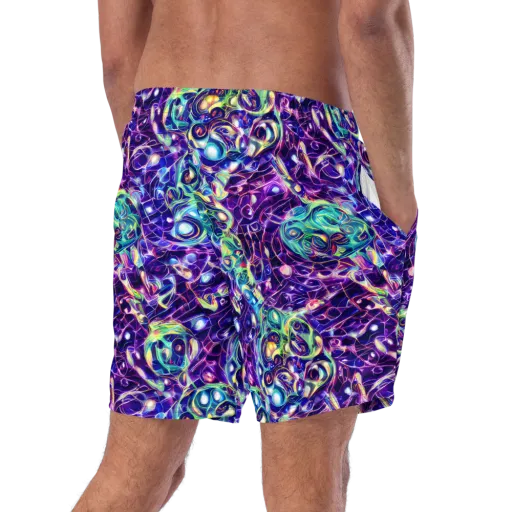 Ultraviolet Rapture on a Swim Trunks