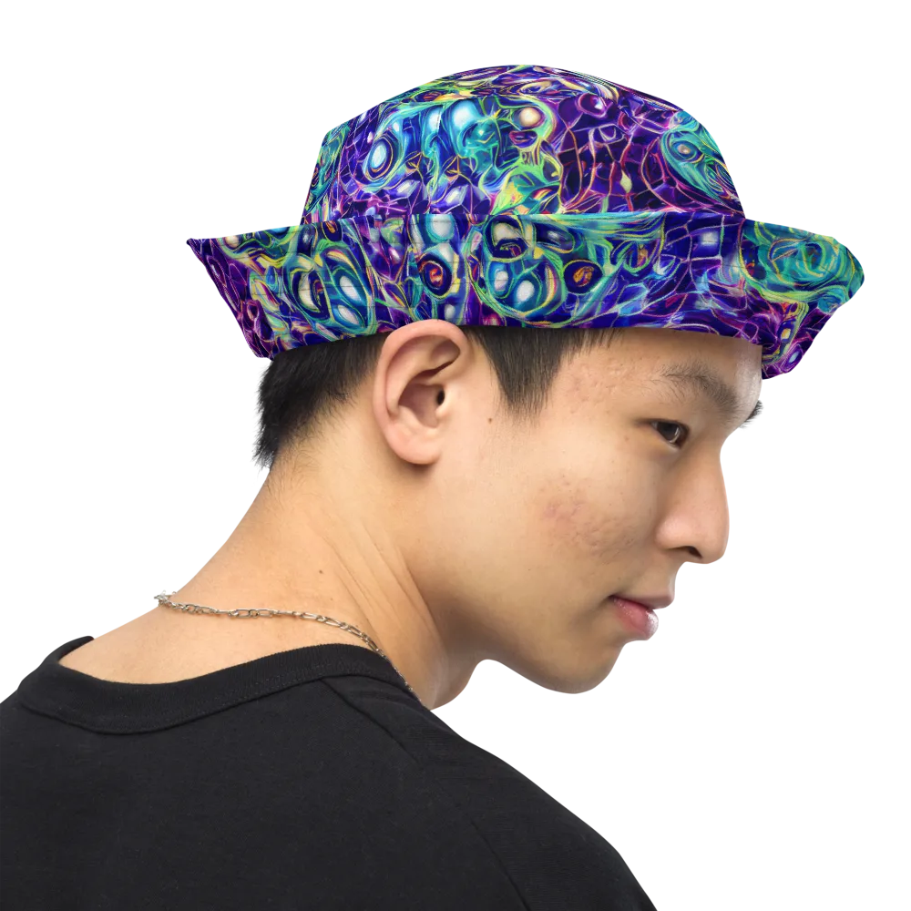 Ultraviolet Rapture on Reversible Bucket Hat — Right Outside