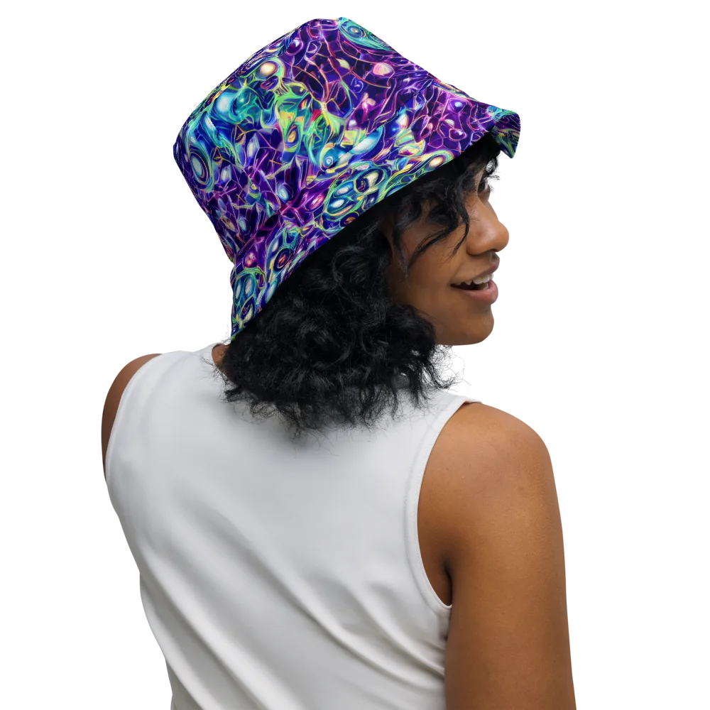 Ultraviolet Rapture on Reversible Bucket Hat — Right Outside