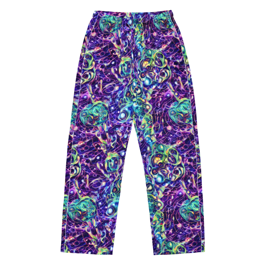 Ultraviolet Rapture on Women's Pajama Pants — Front