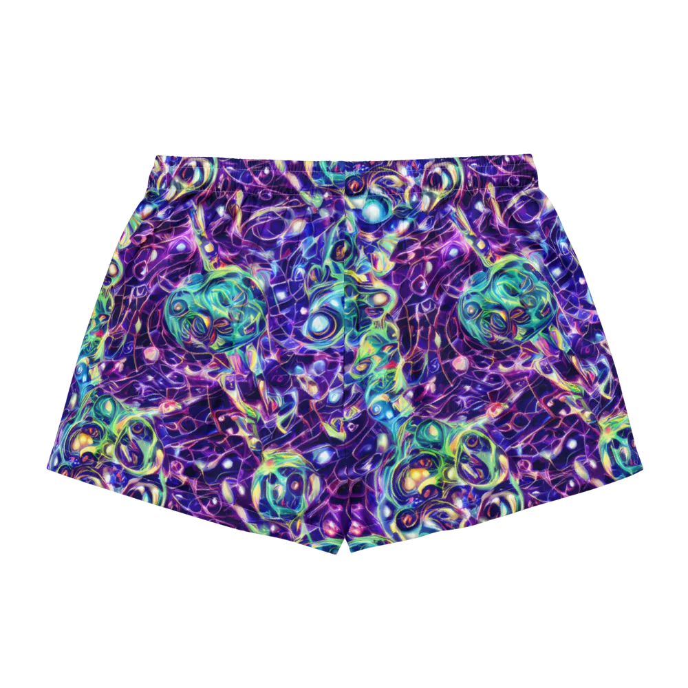 Ultraviolet Rapture on Women's Pajama Shorts — Back