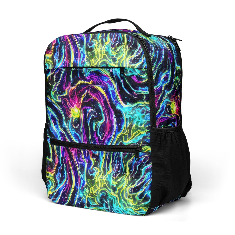 Prismatic Wildfire on Utility Backpack — Left Front