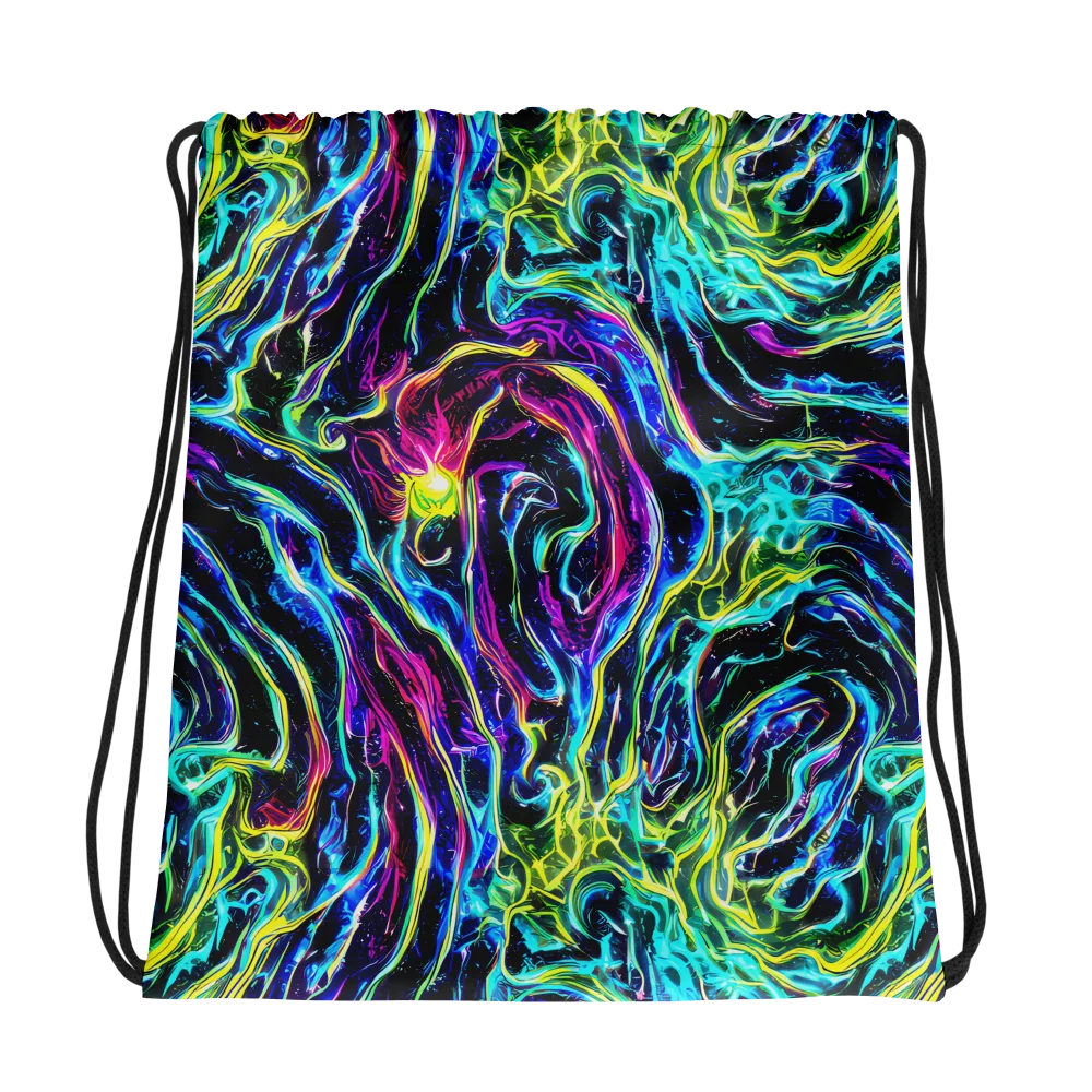 Prismatic Wildfire on Drawstring Bag — Photo