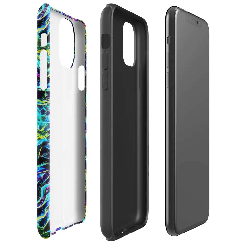 Prismatic Wildfire on Tough Case for iPhone® — Right