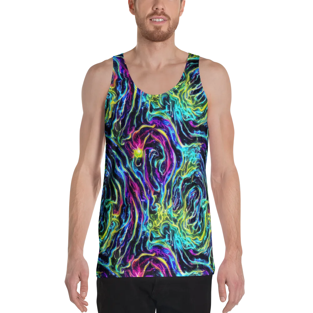 Prismatic Wildfire on Men's Tank Top — Front