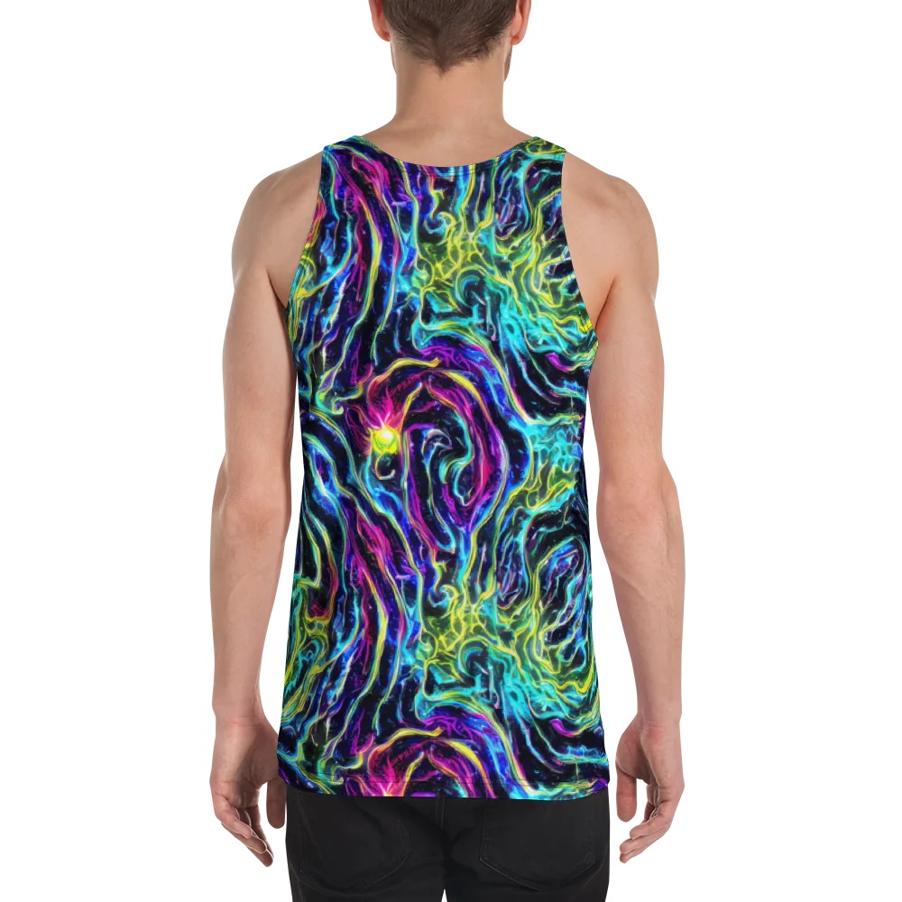 Prismatic Wildfire on Men's Tank Top — Back