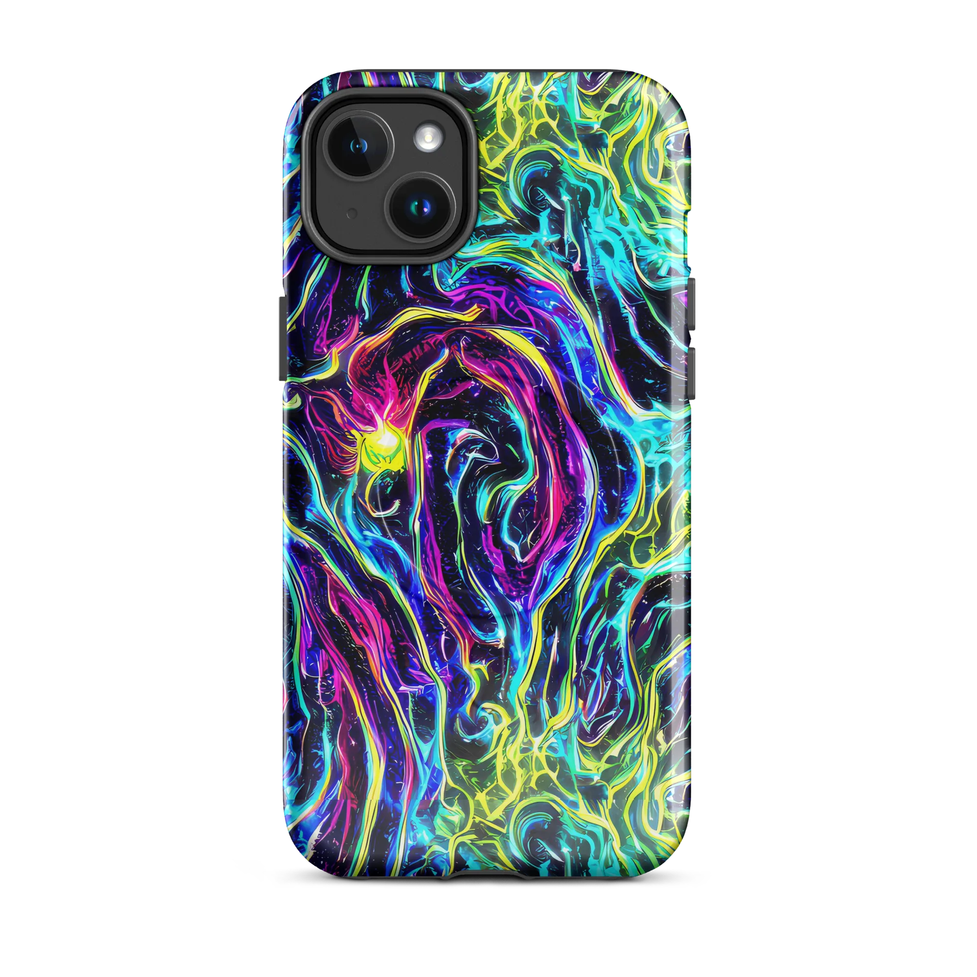 Prismatic Wildfire on MagSafe Tough Case for iPhone® — Front