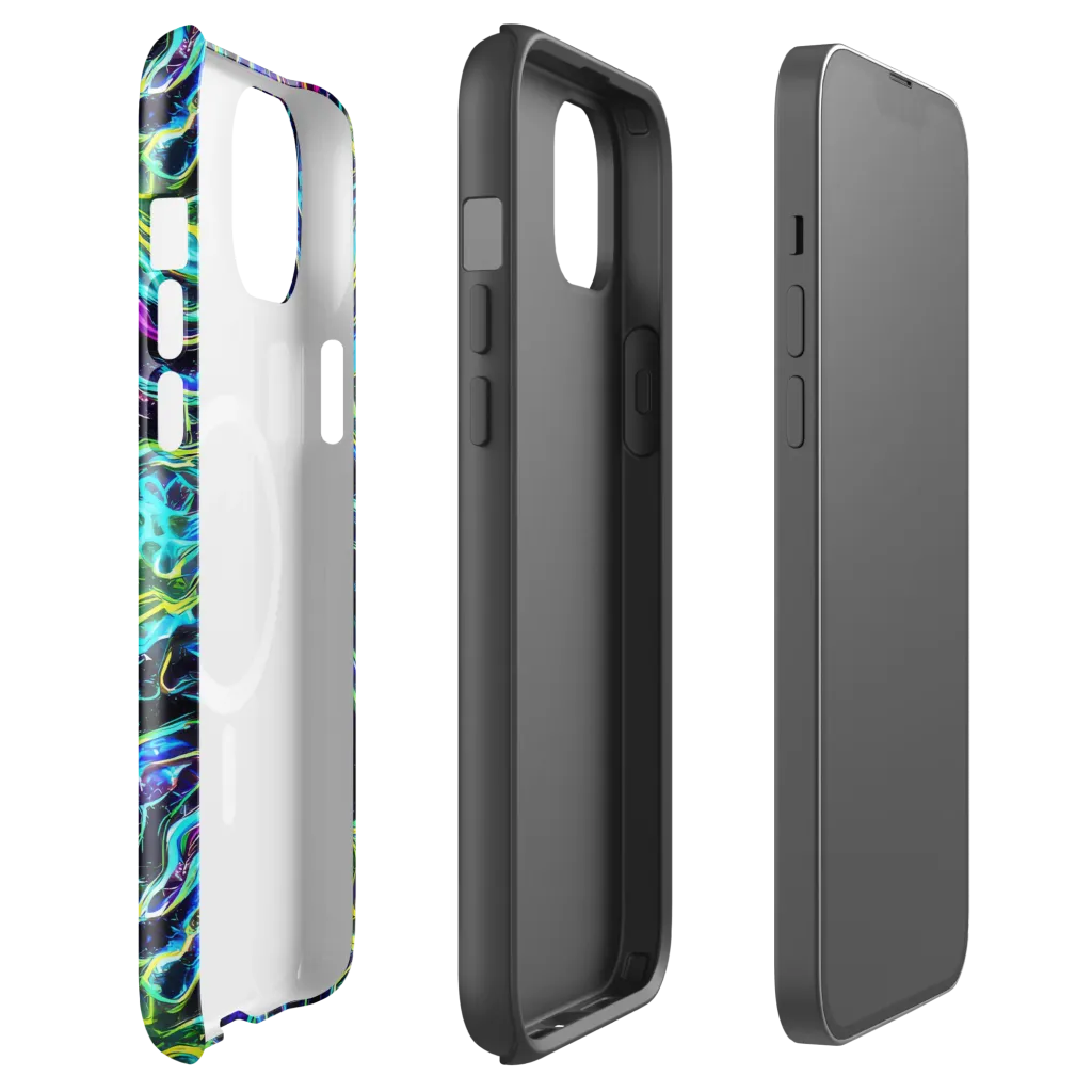 Prismatic Wildfire on MagSafe Tough Case for iPhone® — Front