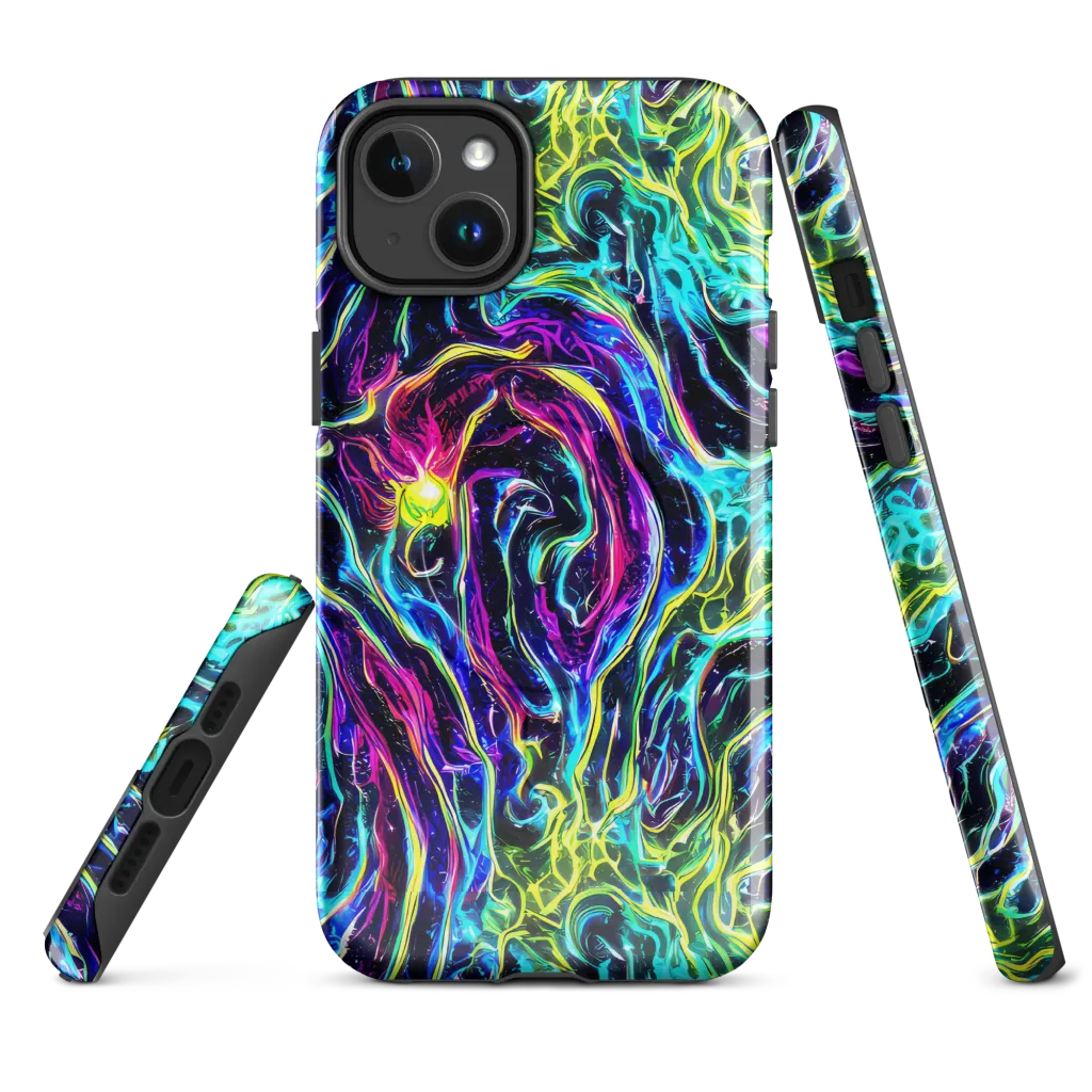 Prismatic Wildfire on MagSafe Tough Case for iPhone® — Front