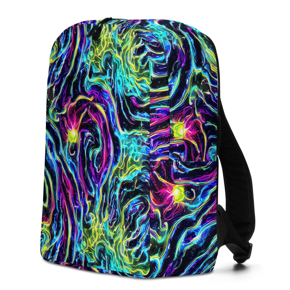 Prismatic Wildfire on Minimalist Backpack — Left