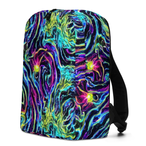 Prismatic Wildfire on a Minimalist Backpack