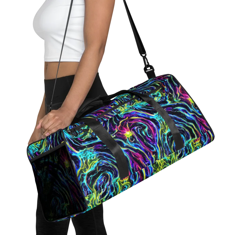 Prismatic Wildfire on Duffle Bag — Front