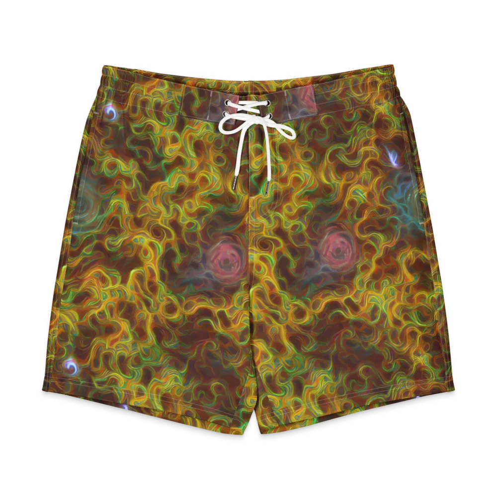Molten Garden on Men's Board Shorts — Front