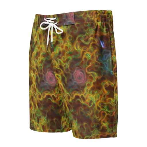 Molten Garden on a Men's Board Shorts