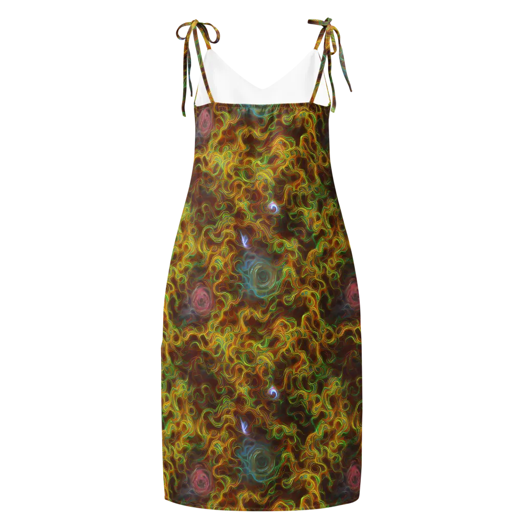Molten Garden on Slip Dress — Back