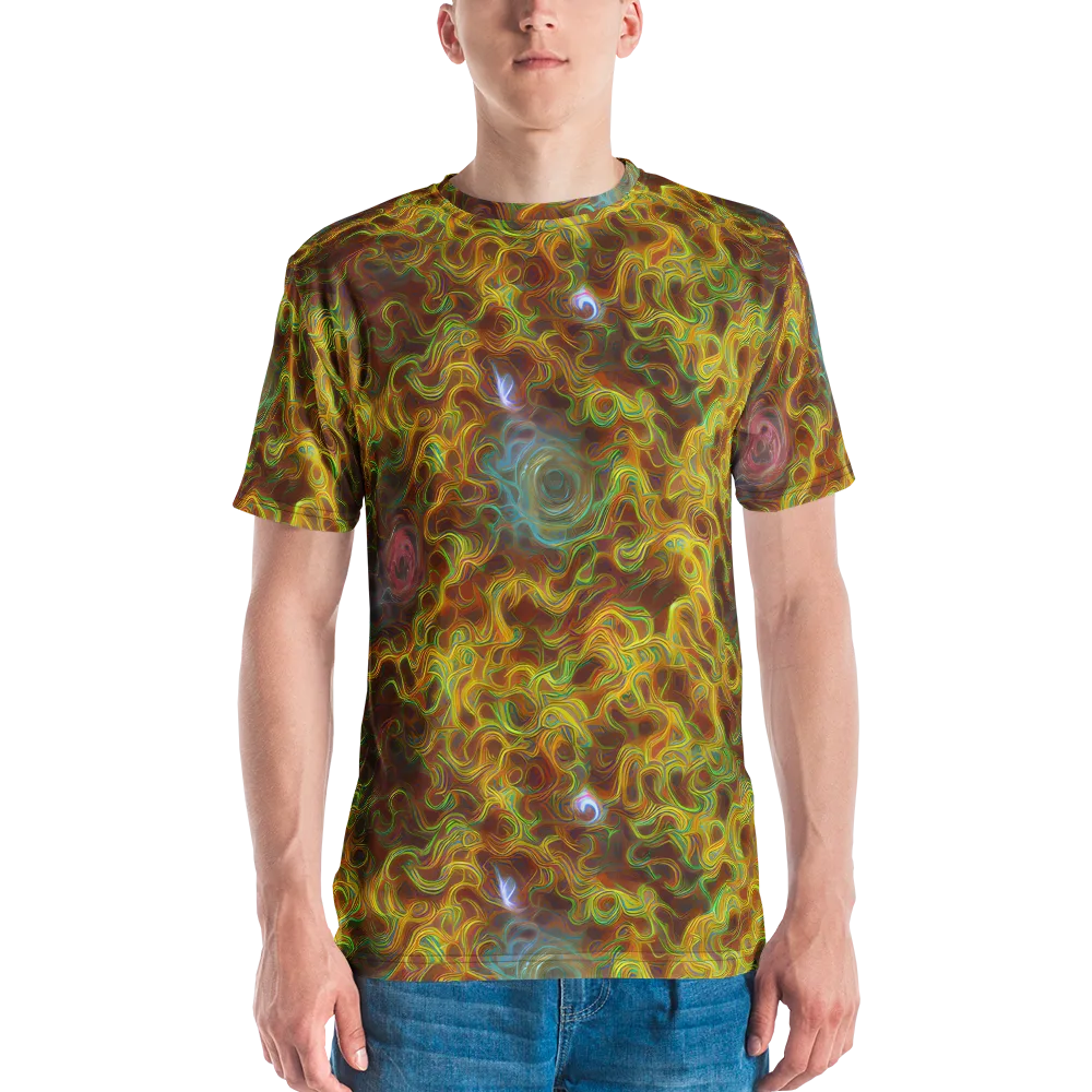 Molten Garden on Men's Crew Neck T-Shirt — Front