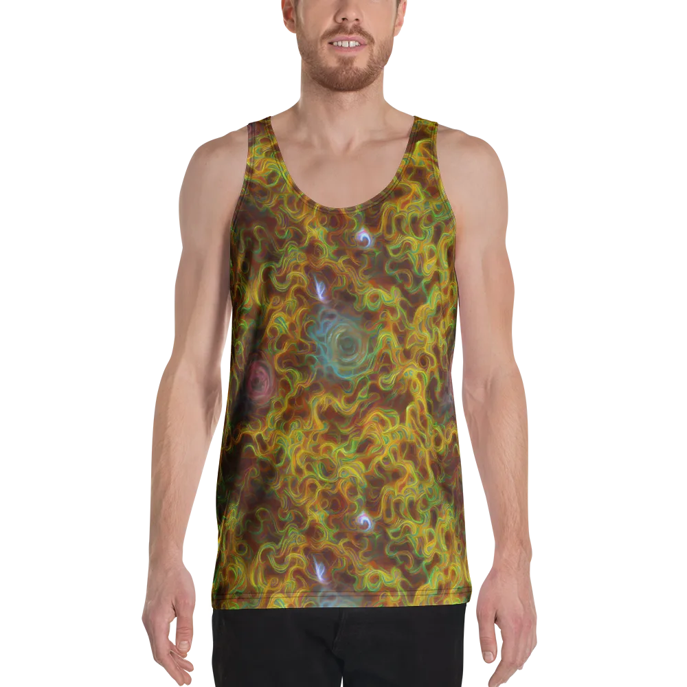 Molten Garden on Men's Tank Top — Front