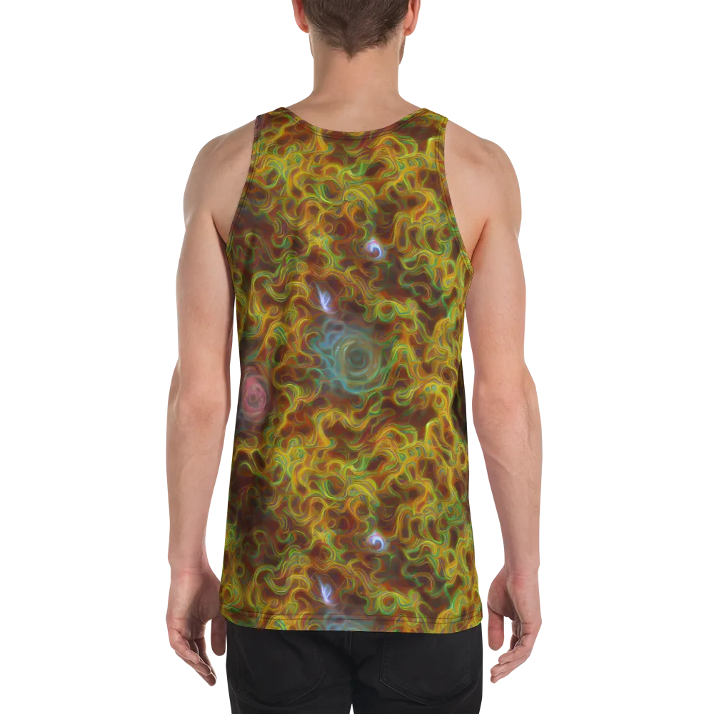 Molten Garden on Men's Tank Top — Back