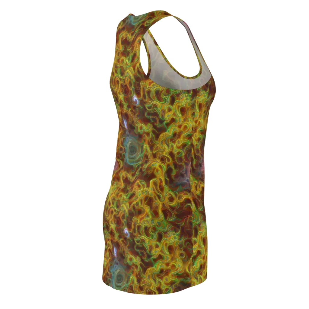 Molten Garden on Racerback Dress — Back Side