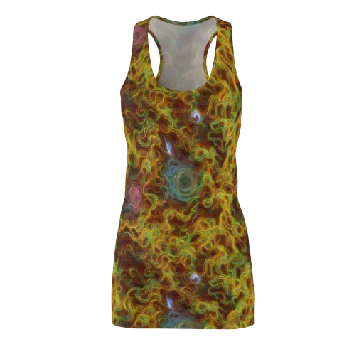 Molten Garden on a Racerback Dress