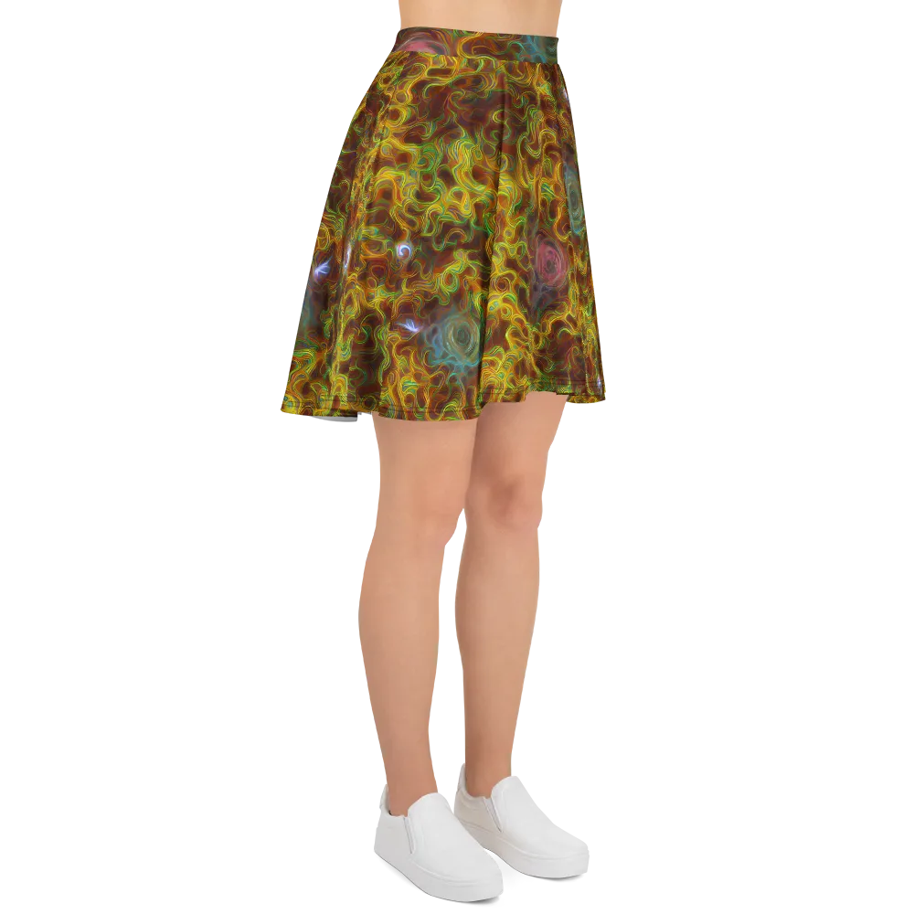 Molten Garden on Skater Skirt — Right