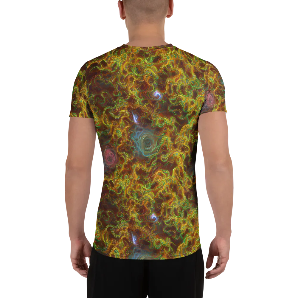Molten Garden on Men's Athletic T-Shirt — Back