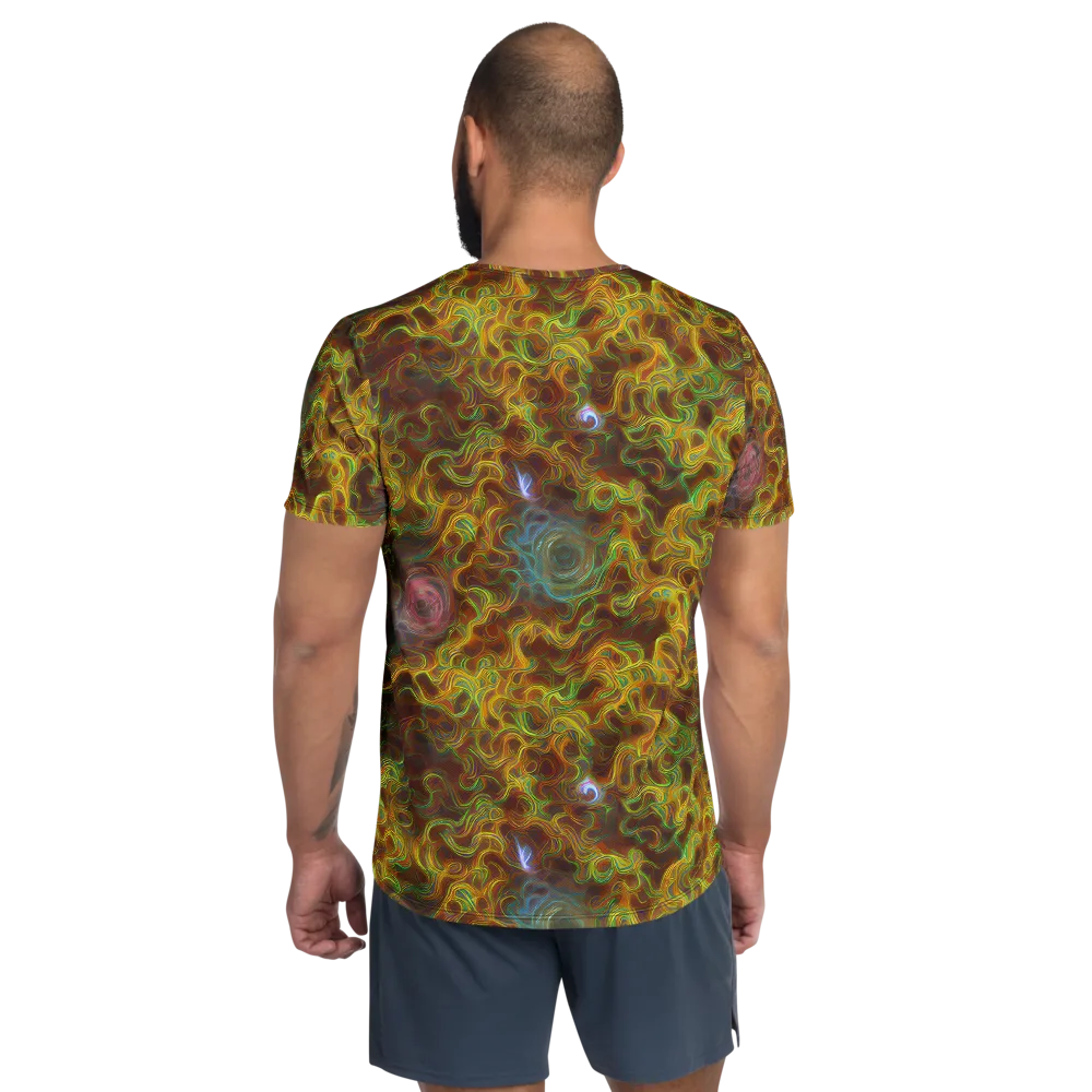 Molten Garden on Men's Athletic T-Shirt — Back